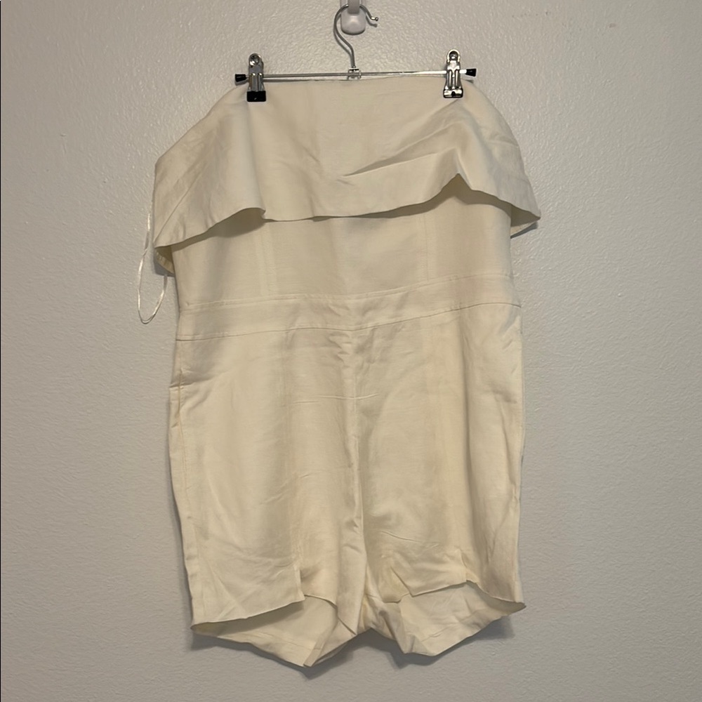 Dolce Vita Ivory Strapless Romper